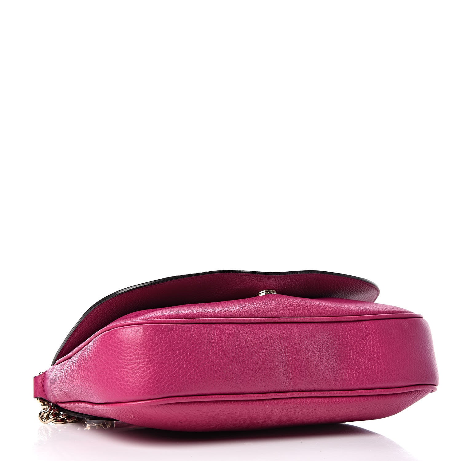 Gucci Cellarius Calfskin Medium Soho Flap Crossbody Bright Bouganville 4 of 15