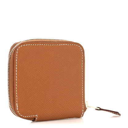 Hermes Epsom Silk'in Coin Purse Gold 3 of 8