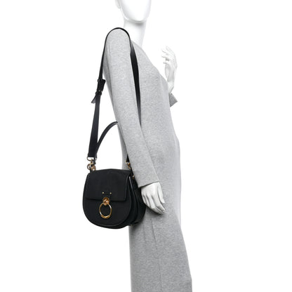 Chloe Grained Calfskin Large Tess Bag Black 2 of 9