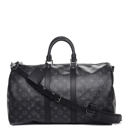 Louis Vuitton Monogram Eclipse Keepall Bandouliere 45 1 of 10