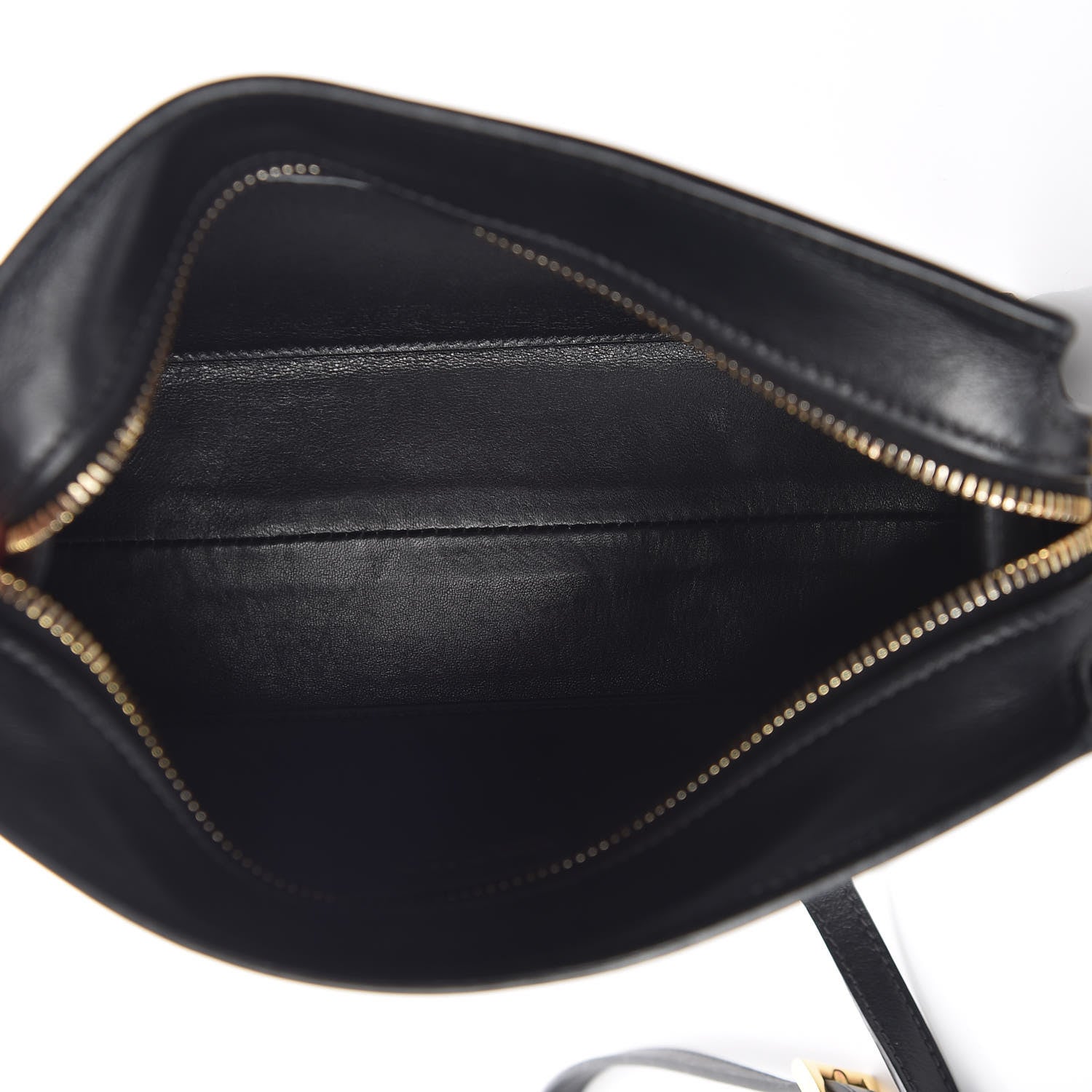 Prada Saffiano City Calfskin Esplanade Crossbody Bag Black 5 of 9