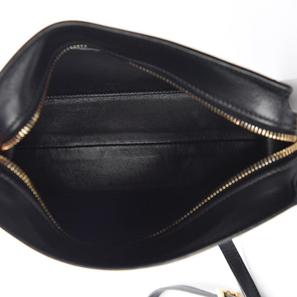 Prada Saffiano City Calfskin Esplanade Crossbody Bag Black 5 of 9