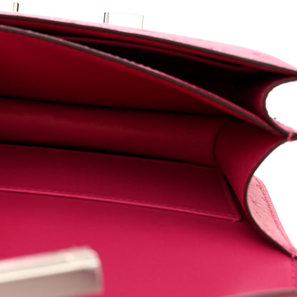 Hermes Ostrich Constance 18 Rose Pourpre 5 of 12
