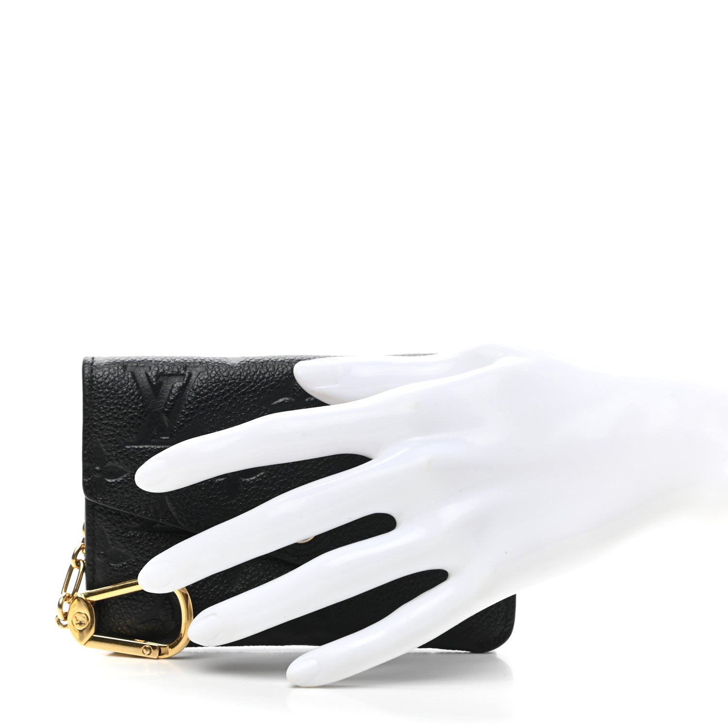 Louis Vuitton Empreinte Key Pouch Black 2 of 9
