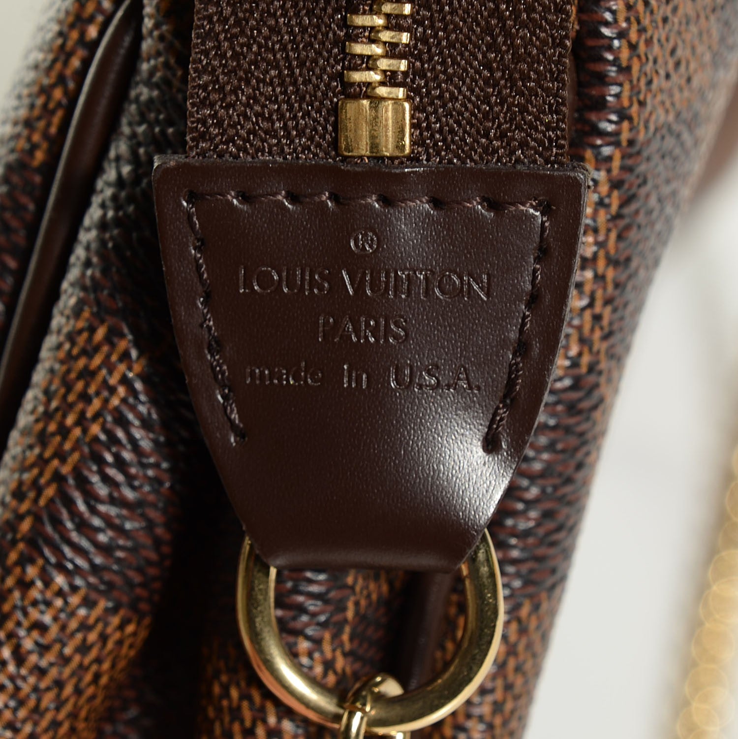 Louis Vuitton Damier Ebene Eva Clutch 8 of 8