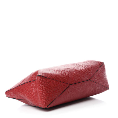Burberry Heritage Grain Check Embossed Medium Dewsbury Tote Military Red 4 of 11