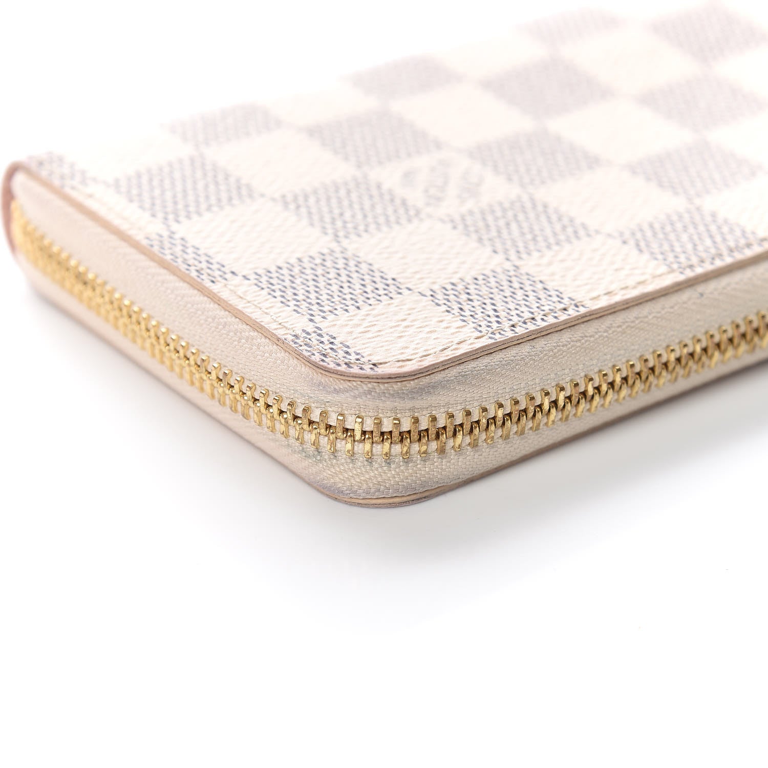 Louis Vuitton Damier Azur Clemence Wallet Rose Ballerine 10 of 12