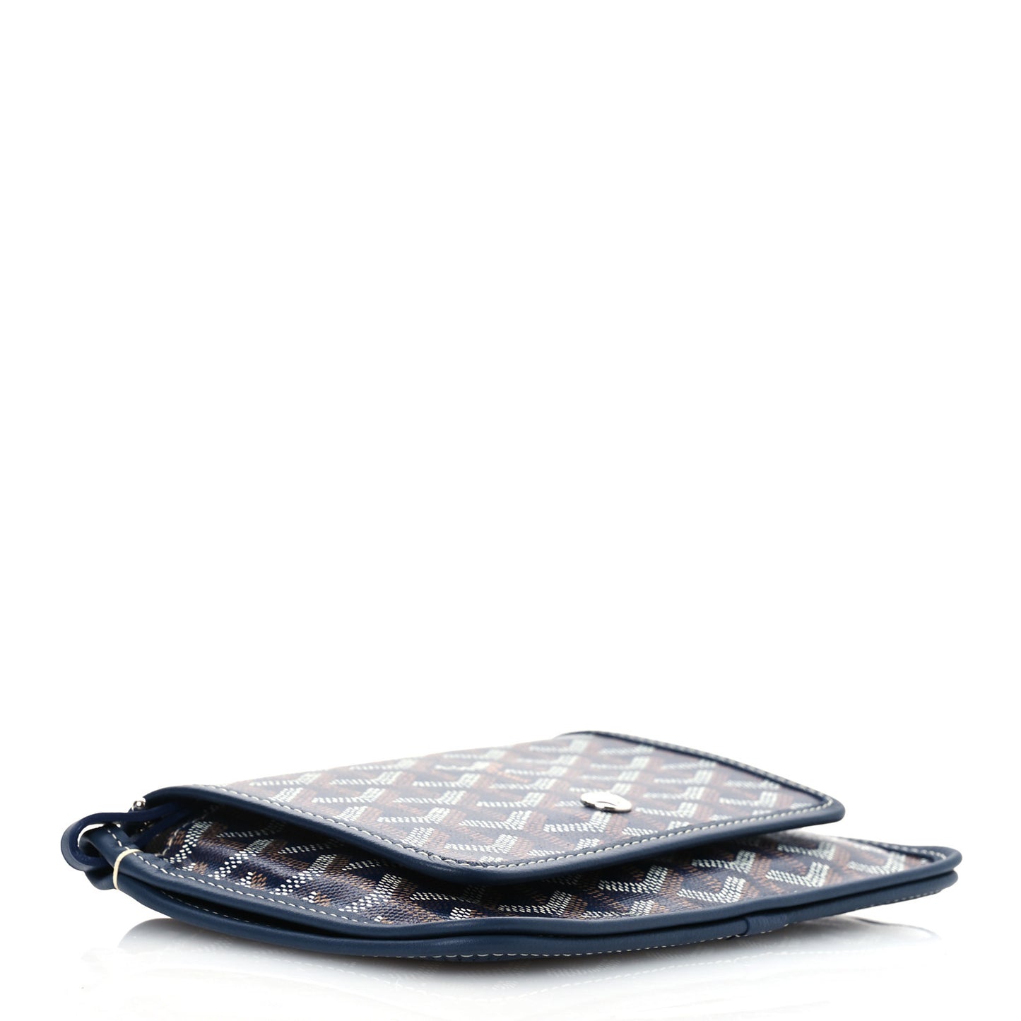 Goyardine Plumet Wallet Clutch Navy