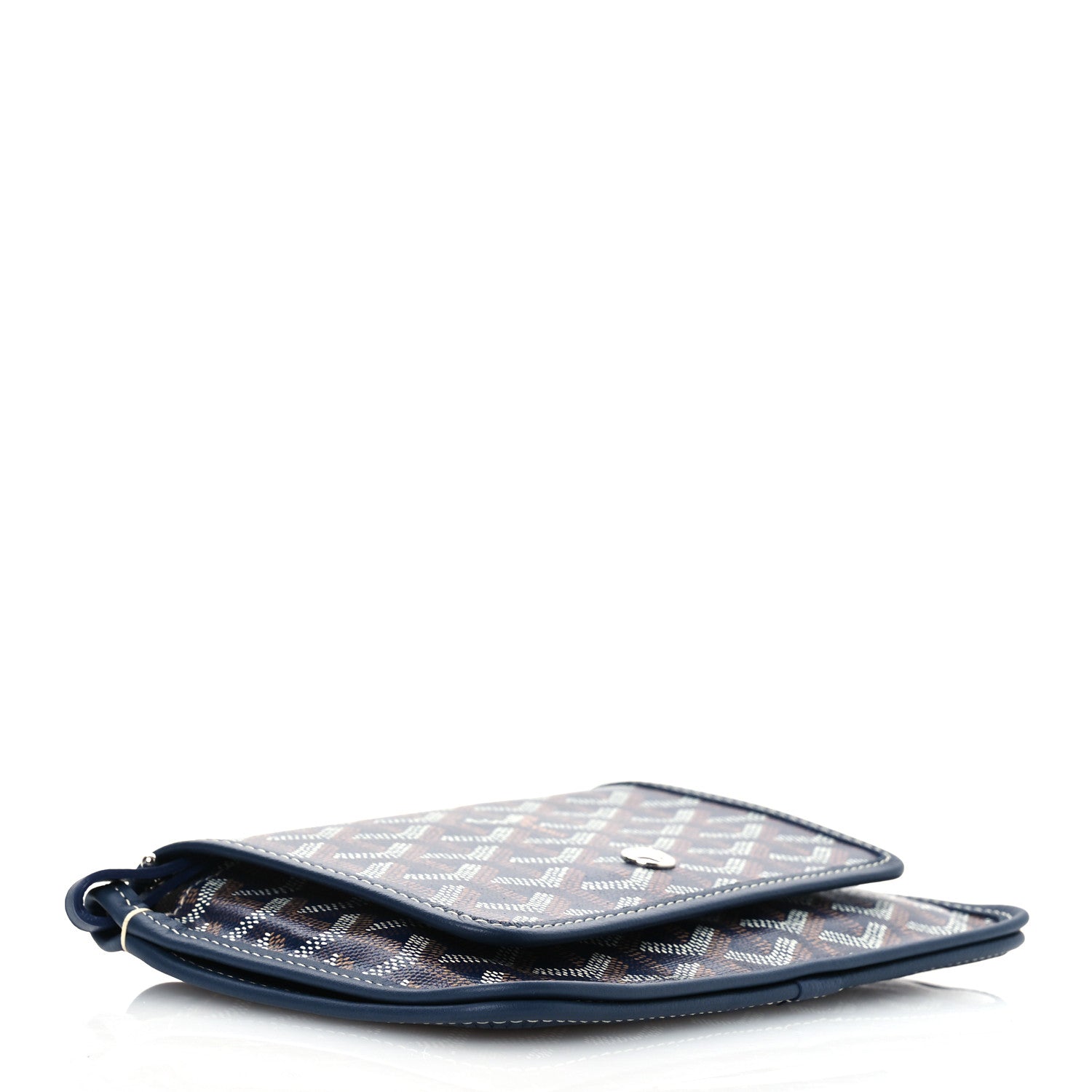 Goyard Goyardine Plumet Wallet Clutch Navy 4 of 8