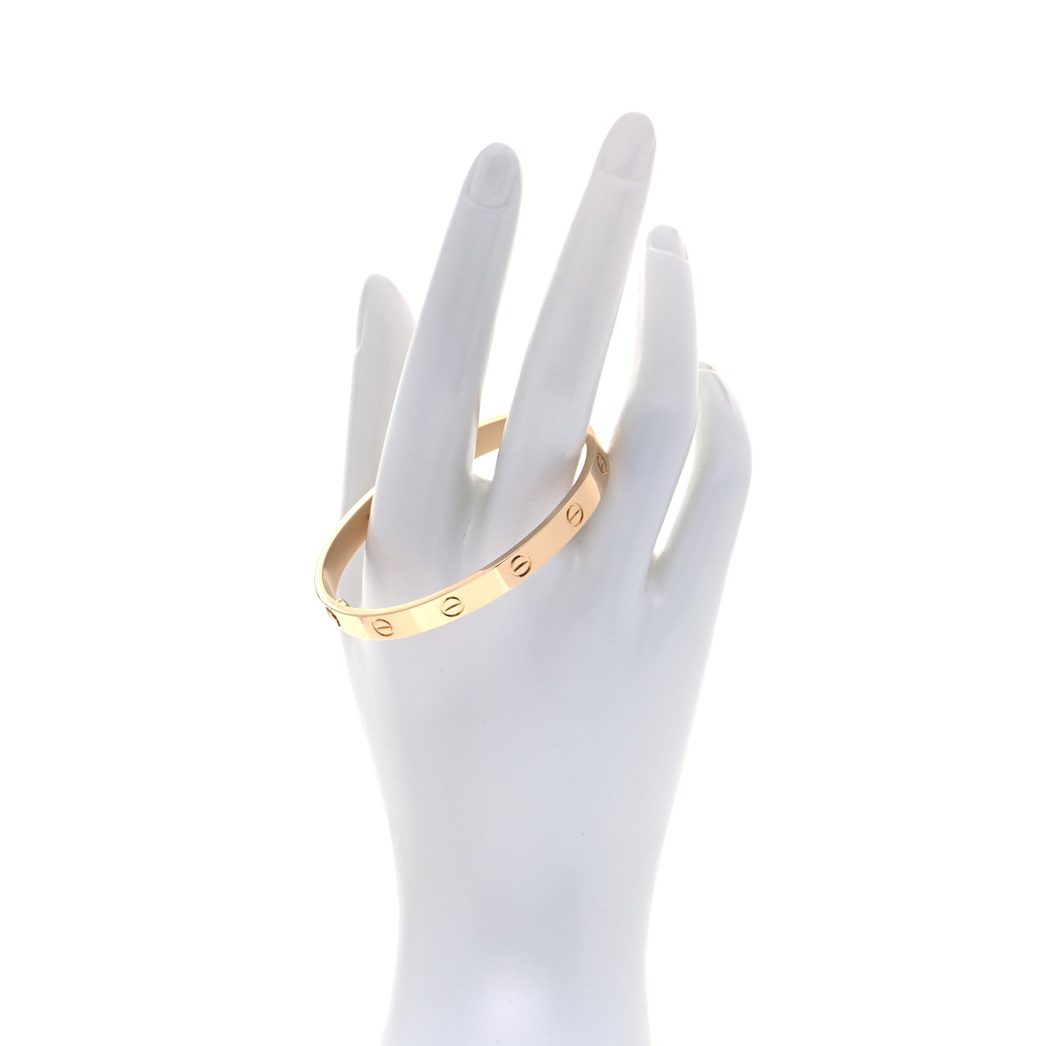 Cartier 18K Yellow Gold LOVE Bracelet 17 2 of 7