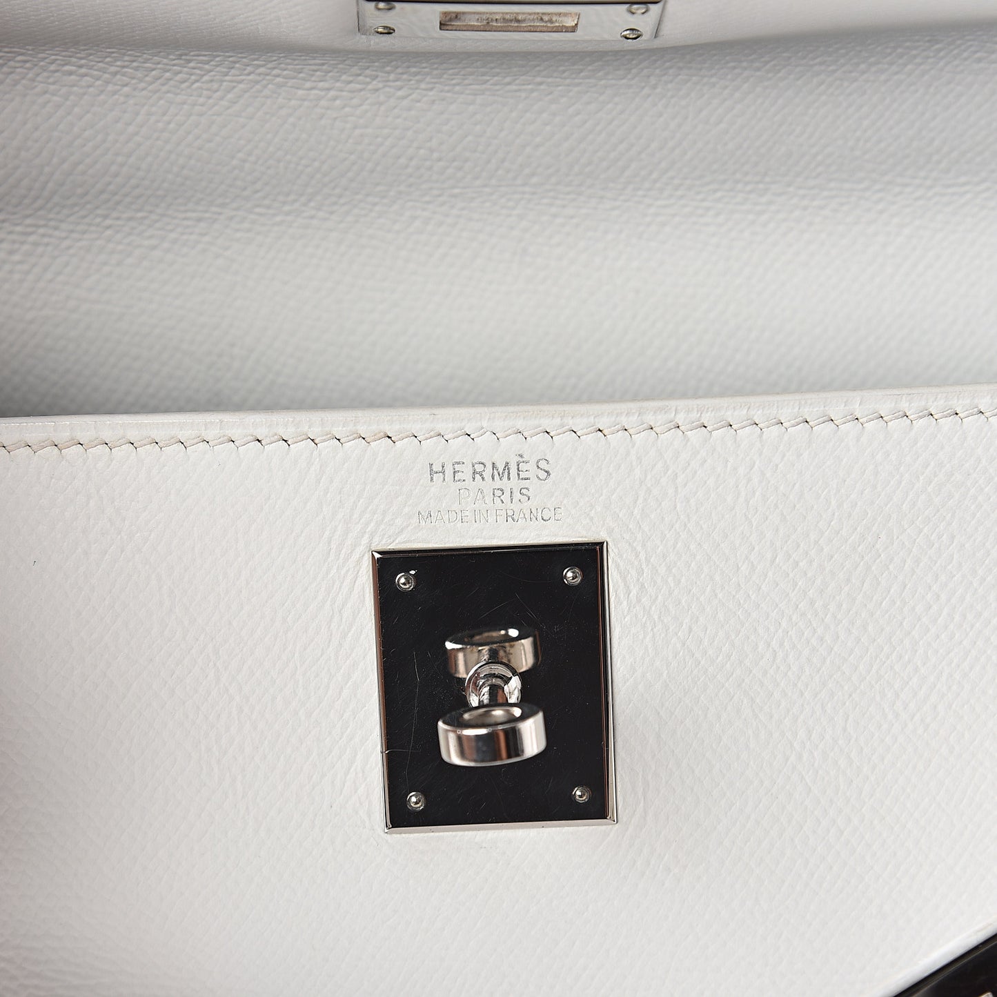 Epsom Kelly Retourne 32 White Blue Jean