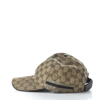 Gucci Monogram Web Baseball Hat S Beige 5 of 8