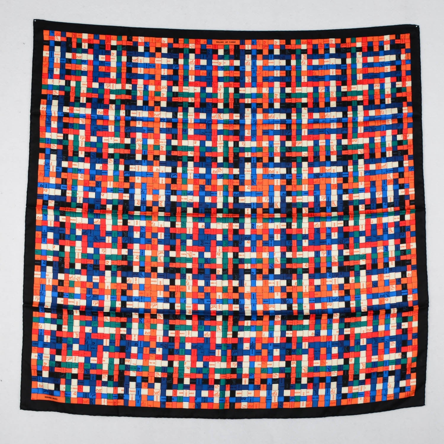Hermes Silk Bolduc Au Carre Scarf 90 2 of 6