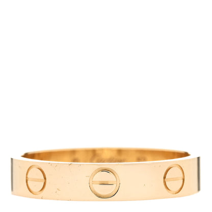Cartier 18K Yellow Gold 3.5mm LOVE Wedding Band Ring 52 6 1 of 5