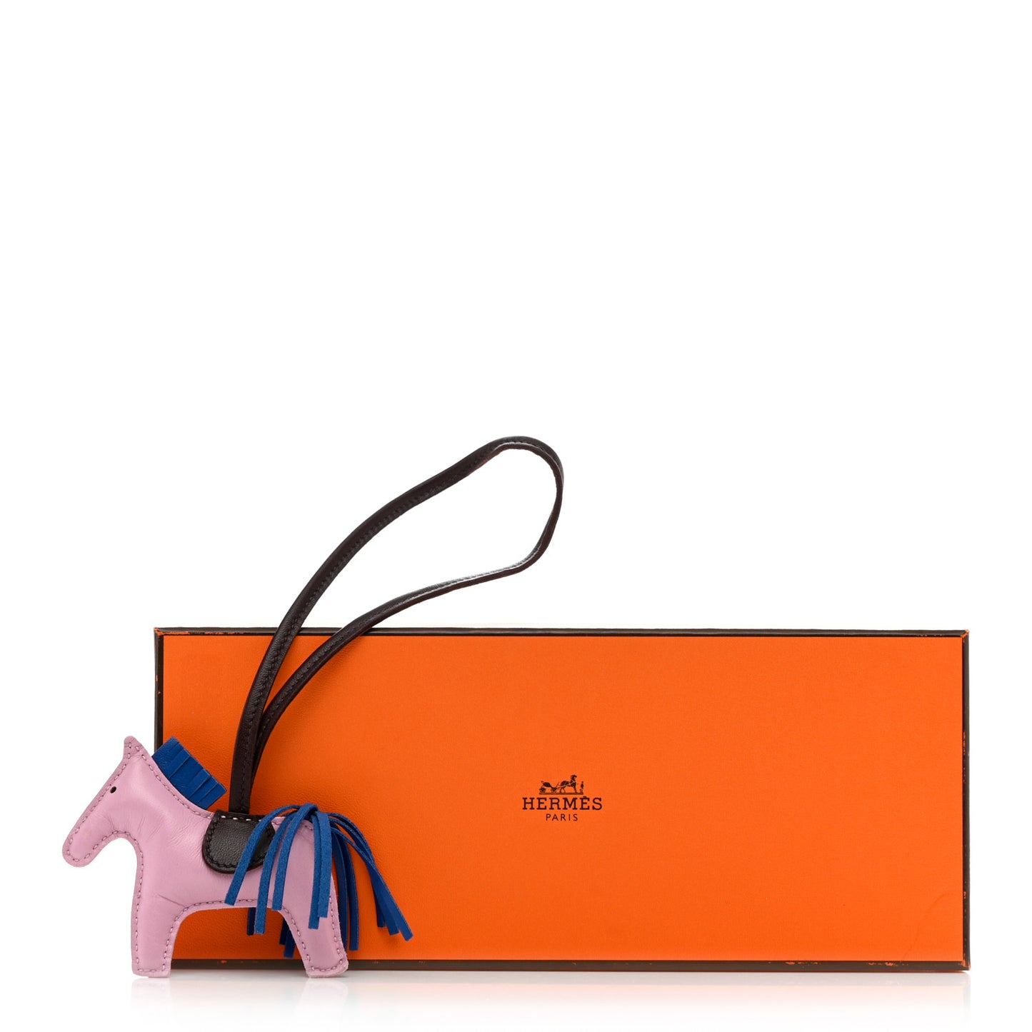 Milo Lambskin Grigri Rodeo Horse Bag Charm PM Mauve Sylvestre Bleu France Rouge Sellier