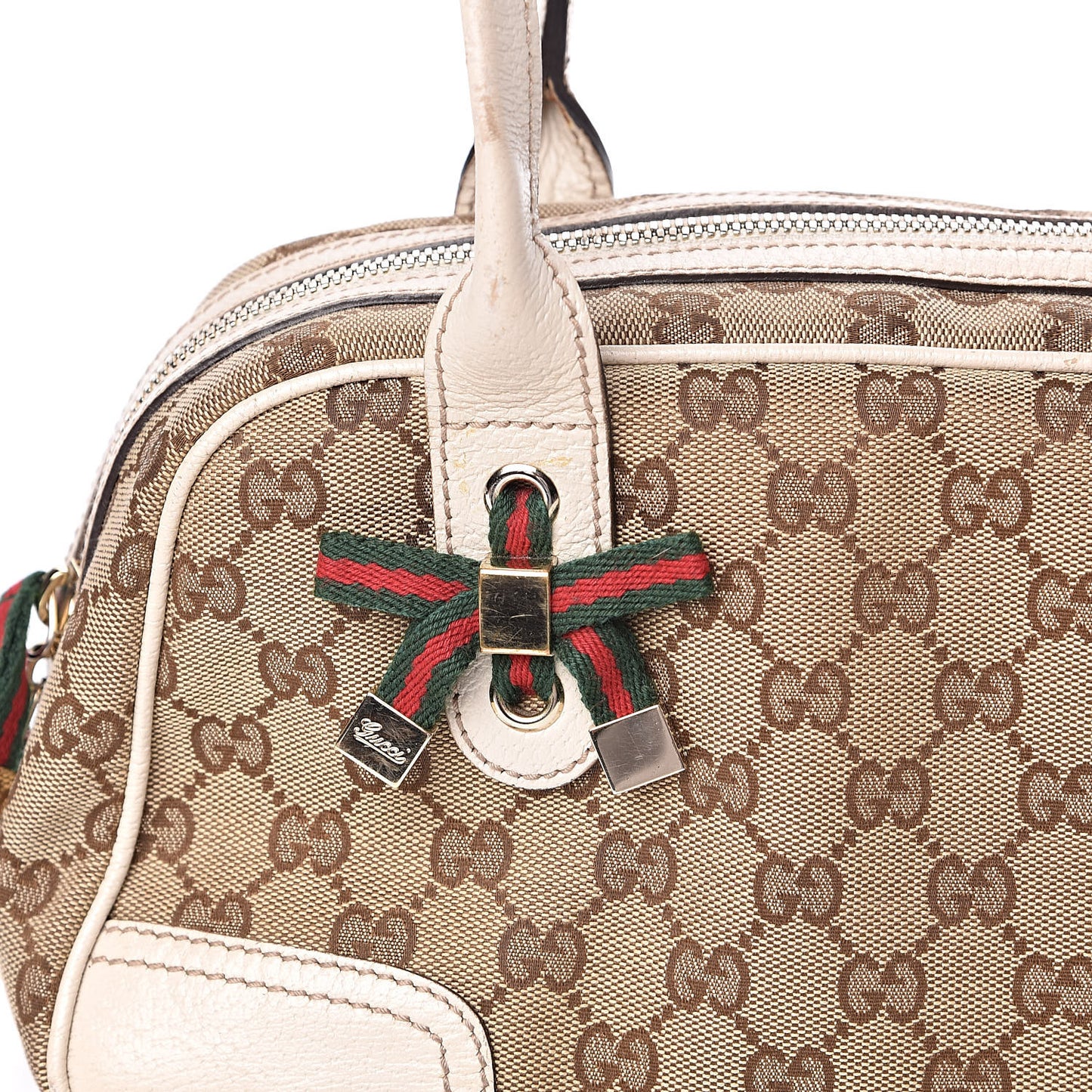 Monogram Small Princy Satchel Off White
