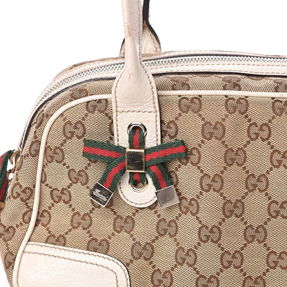 Gucci Monogram Small Princy Satchel Off White 16 of 16