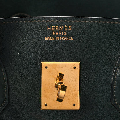 Hermes Gulliver Birkin 35 Vert Fonce 6 of 31