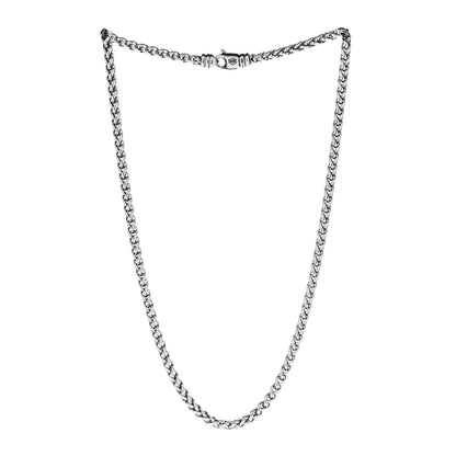 David Yurman Sterling Silver 4mm Wheat Chain Necklace 3 of 5