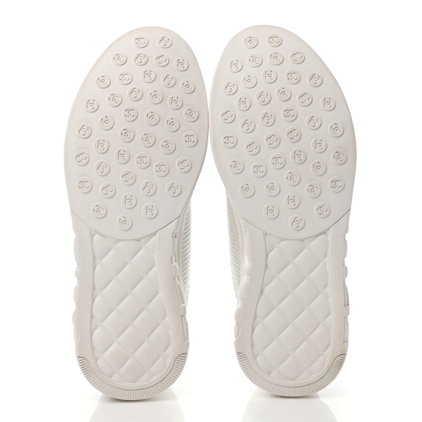 Sequin CC Sneakers 40 White
