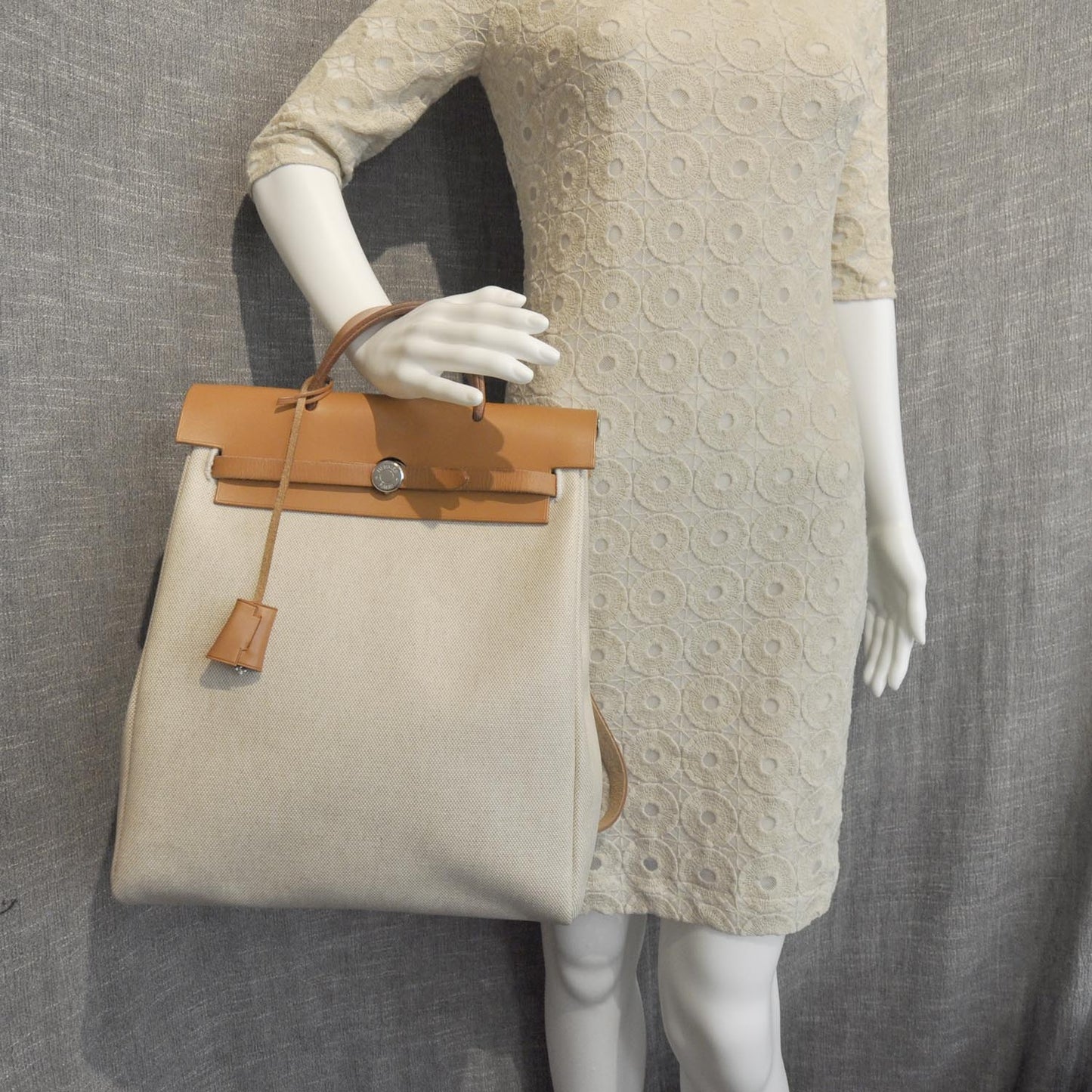 Toile HERBAG GM Backpack Bag Natural