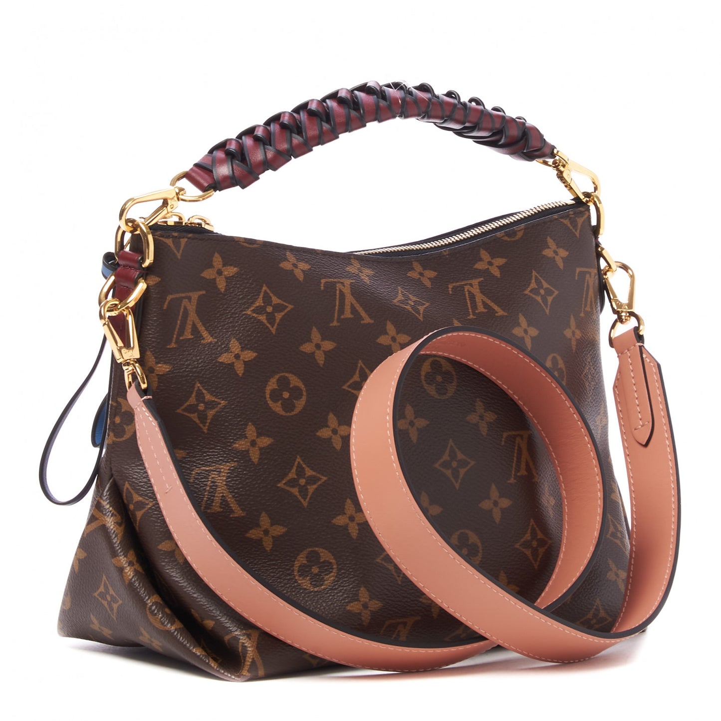 Monogram Beaubourg Hobo Mini Bordeaux Red Peach Safran Blue Jean Blue