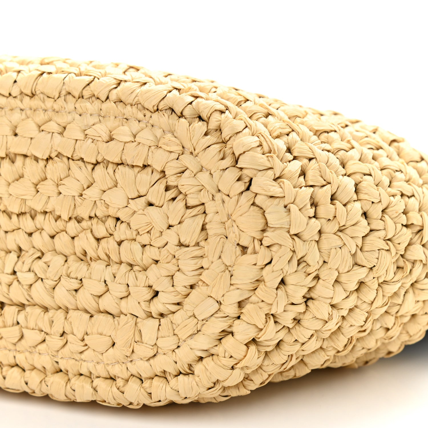 Stella McCartney Shaggy Deer Raffia Mini Shoulder Bag Black 10 of 10