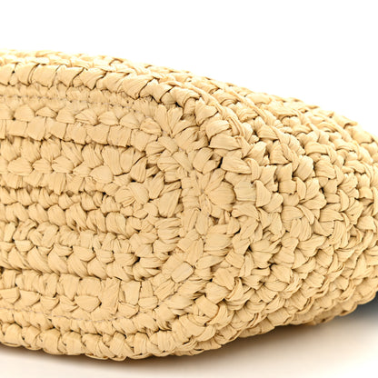 Stella McCartney Shaggy Deer Raffia Mini Shoulder Bag Black 10 of 10