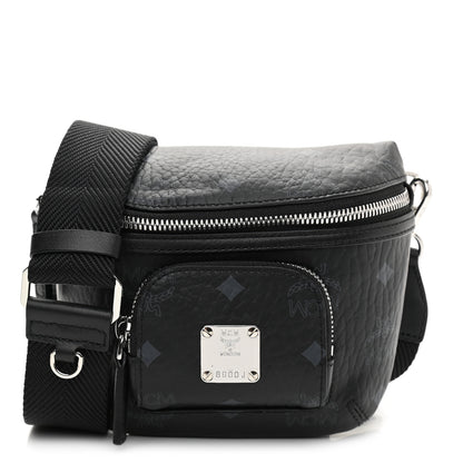 MCM Visetos X-Mini Aren Crossbody Bag Black 1 of 10