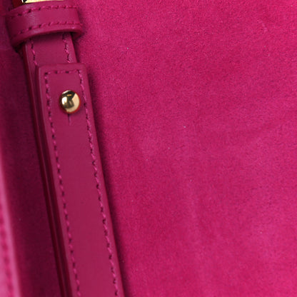 Saint Laurent Calfskin Small Classic Y Satchel Fuchsia 12 of 18