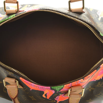 Louis Vuitton Monogram Roses Speedy 30 5 of 7