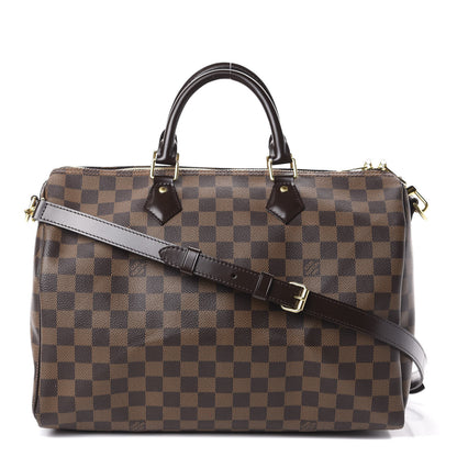 Louis Vuitton Damier Ebene Speedy Bandouliere 35 1 of 9
