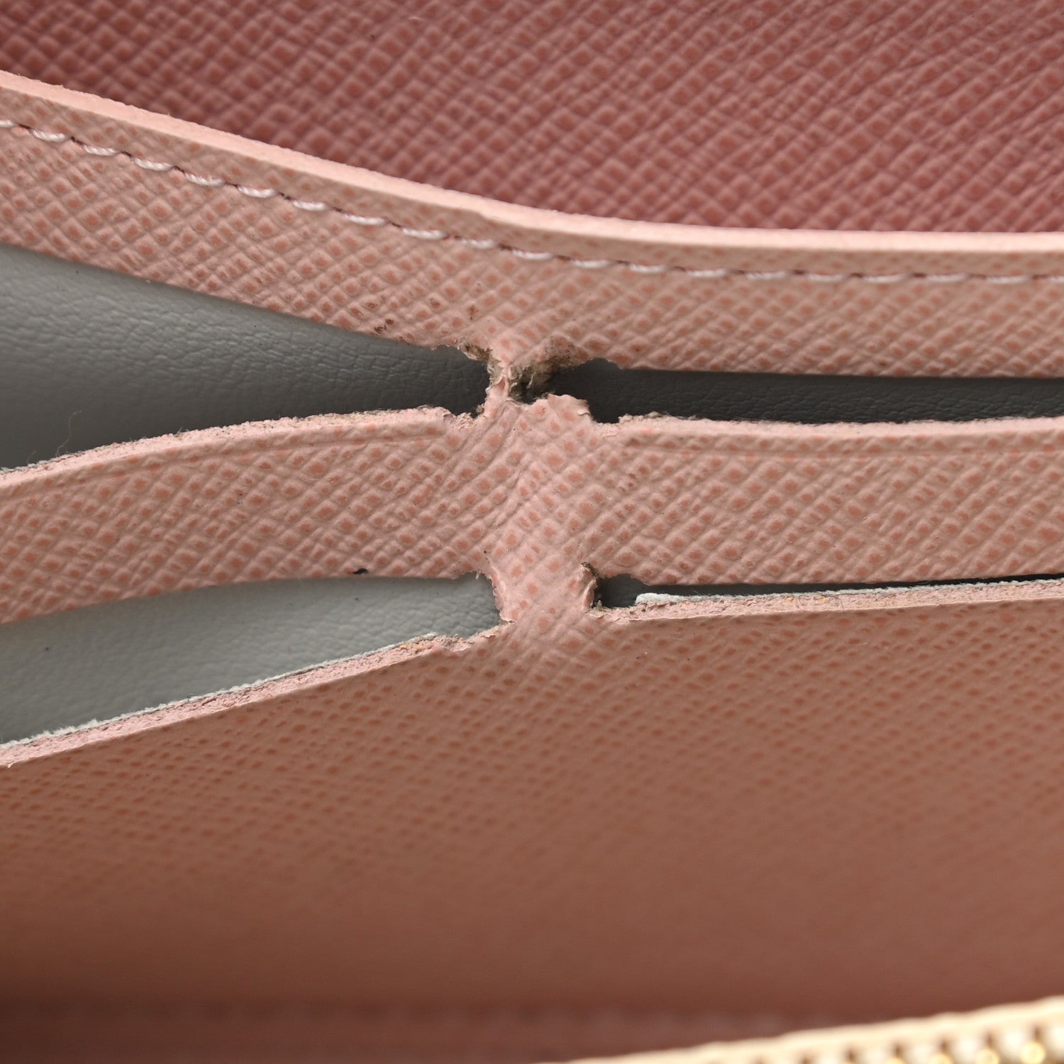 Louis Vuitton Damier Azur Clemence Wallet Rose Ballerine 8 of 8