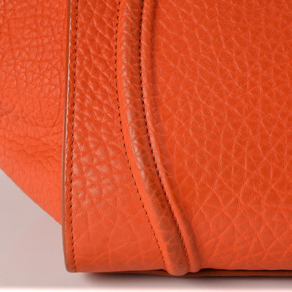 Celine Bullhide Calfskin Medium Phantom Luggage Burnt Orange 10 of 14