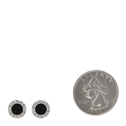 Bulgari 18K White Gold Black Onyx BVLGARI BVLGARI Stud Earrings 2 of 5