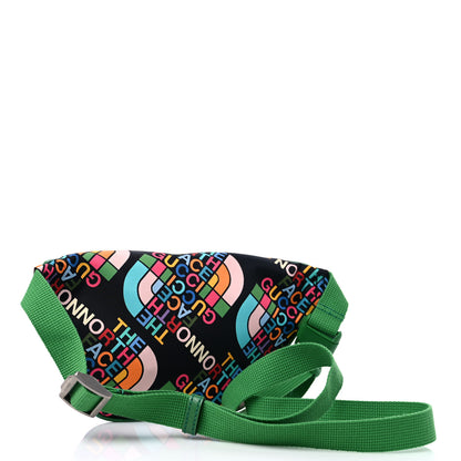 Gucci X THE NORTH FACE Econyl Nylon Textured Dollar Calfskin Belt Bag Black Turquoise New Shamarock New Cherry Red 3 of 8