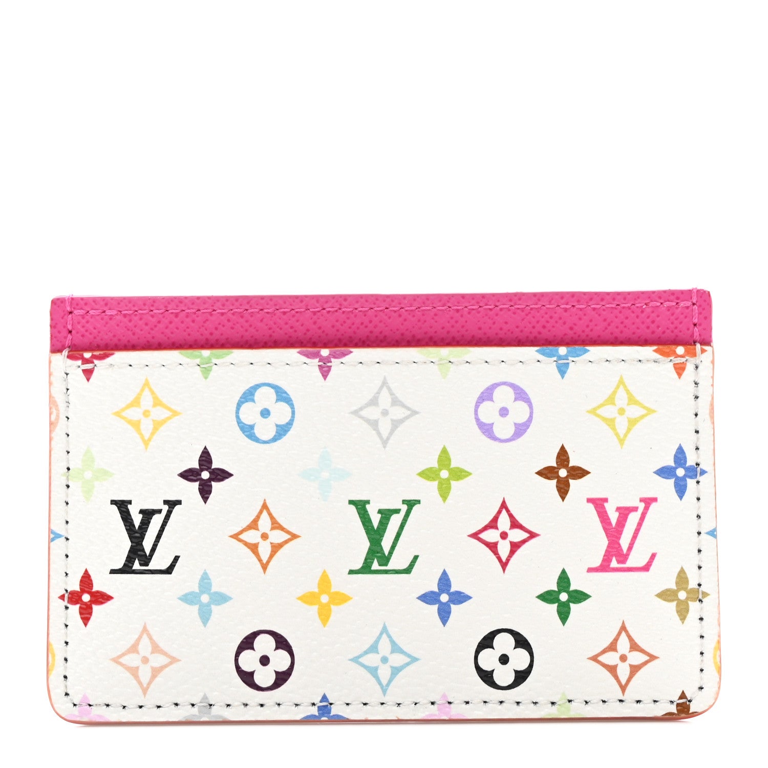 Louis Vuitton LV X TM Monogram Multicolor Card Holder Kawaii Pink 1 of 6