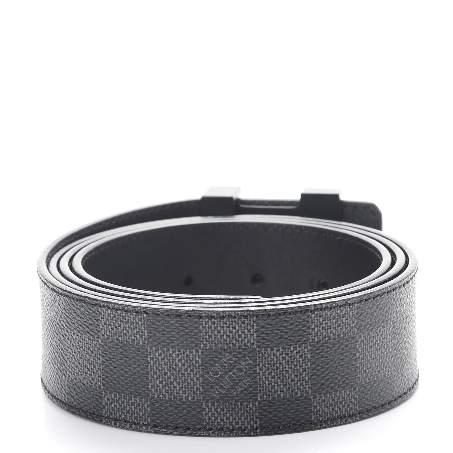 Louis Vuitton Damier Graphite LV Initiales Belt 110 44 3 of 10