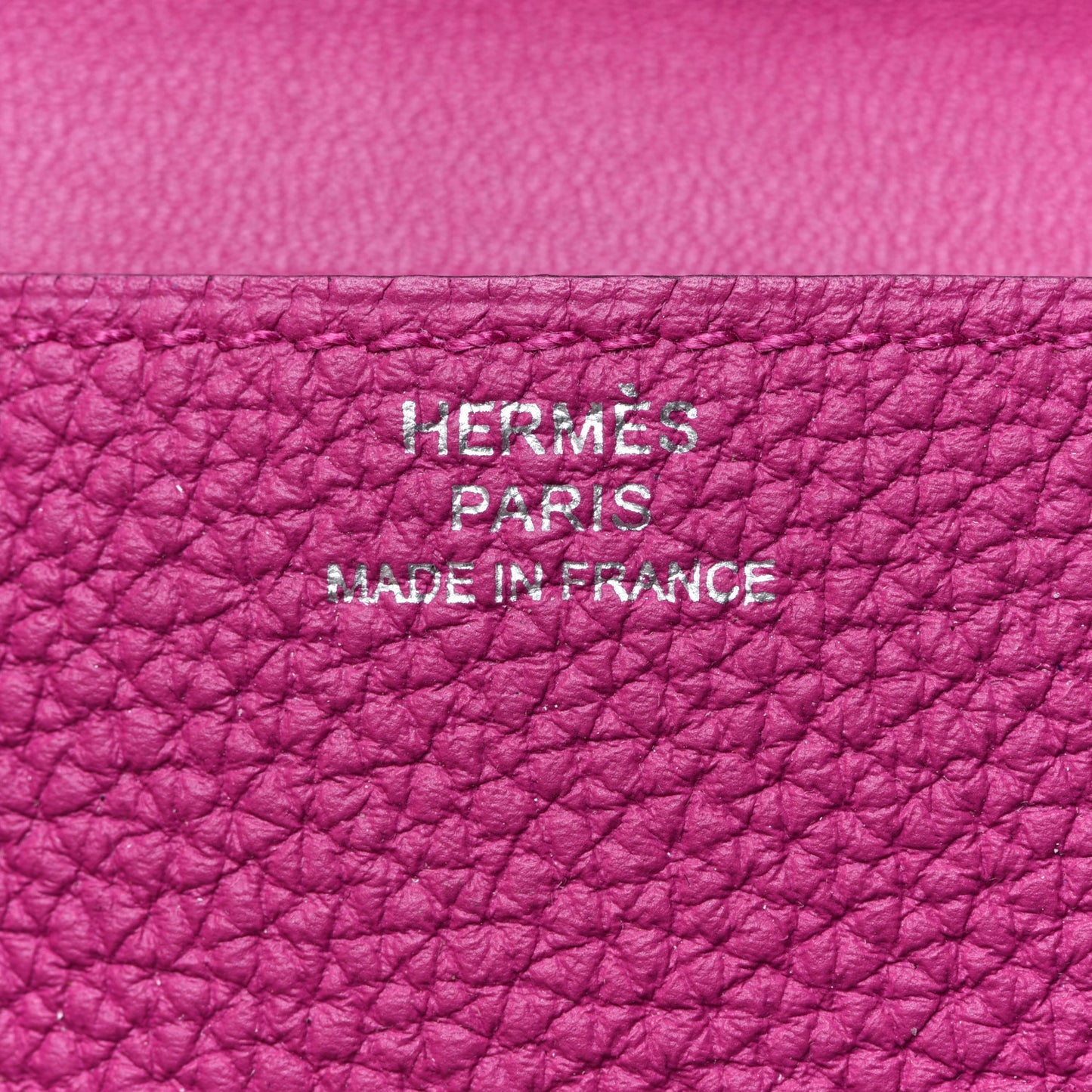 Togo Dogon Card Case Rose Pourpre