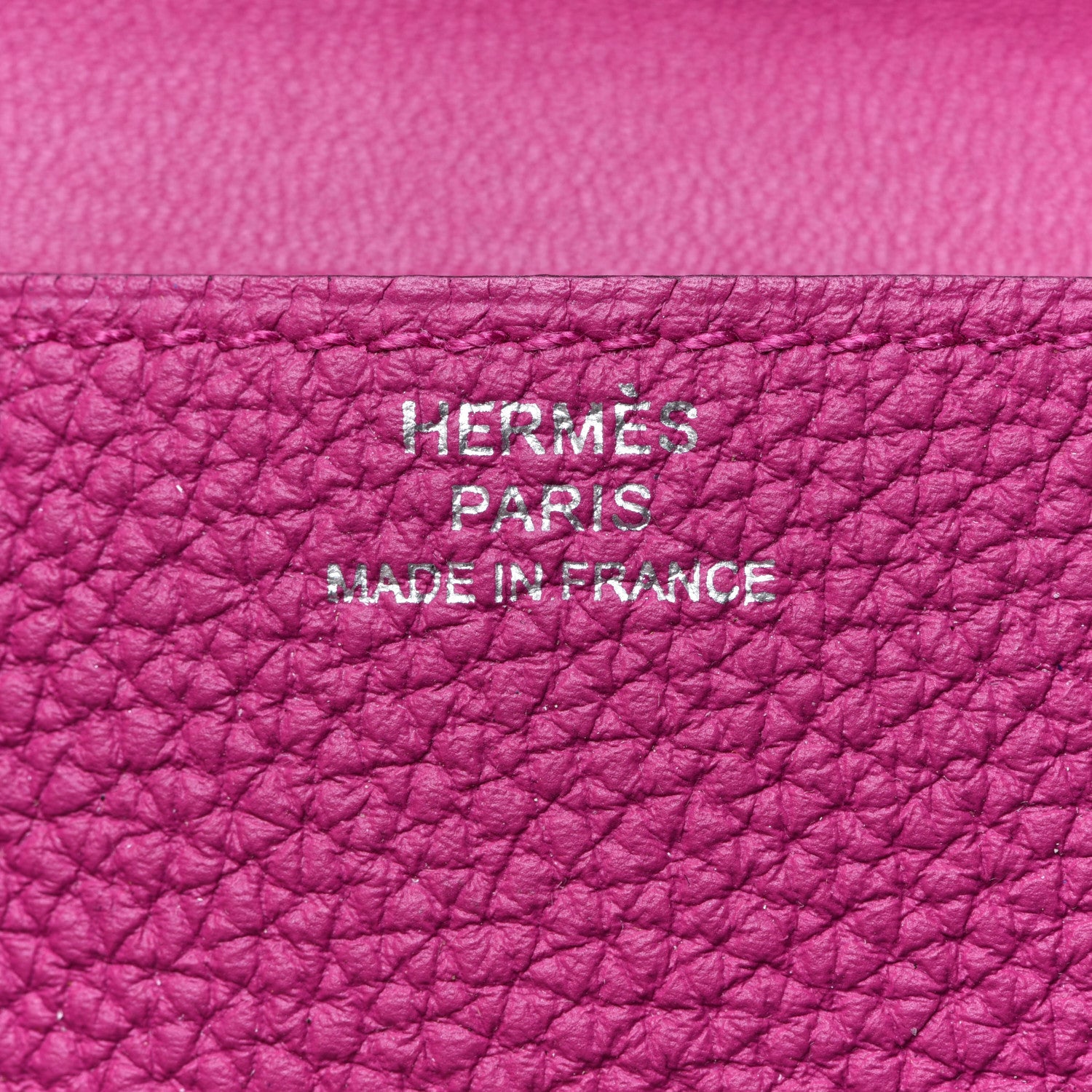 Hermes Togo Dogon Card Case Rose Pourpre 7 of 10
