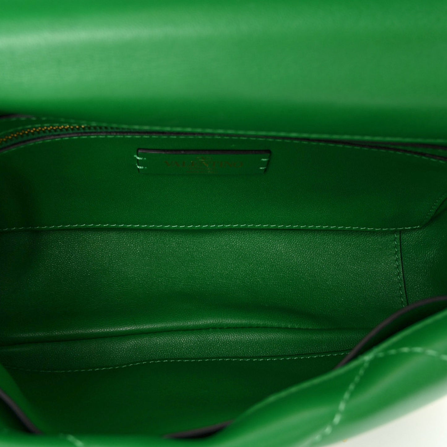Nappa Medium Roman Stud Shoulder Bag Gea Green