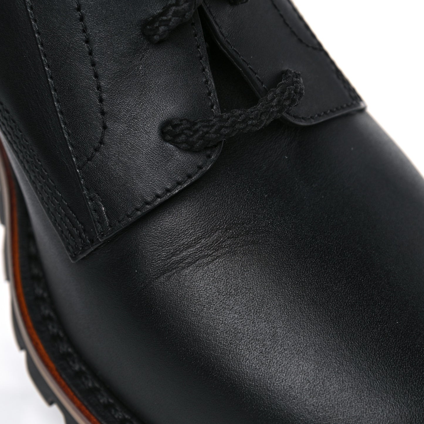 Calfskin Dior Quest 35mm Hiking Boots 37.5 Black