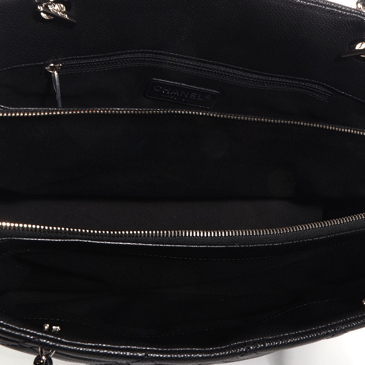 Chanel Caviar CC Timeless Tote Black 6 of 8