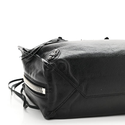 Balenciaga Veau Papier A6 Zip Around Tote Black 9 of 10
