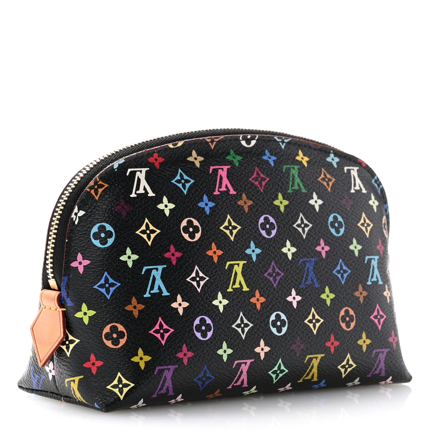 Monogram Multicolor Cosmetic Pouch Black Grenade