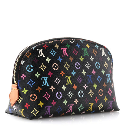 Louis Vuitton Monogram Multicolor Cosmetic Pouch Black Grenade 3 of 12