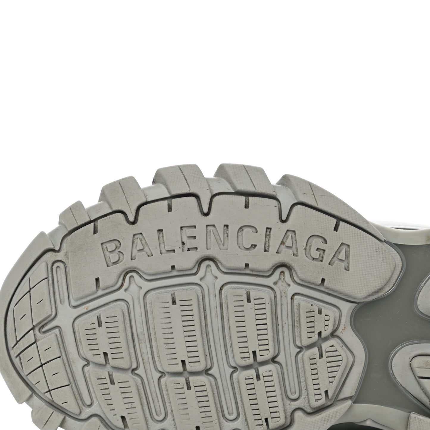 Mesh Rubber Womens Track Sneakers 41 Balenciaga Grey