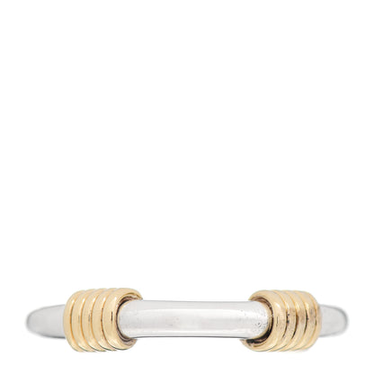 Tiffany Sterling Silver 18K Yellow Gold Coil Band Ring 53 6.25 1 of 5
