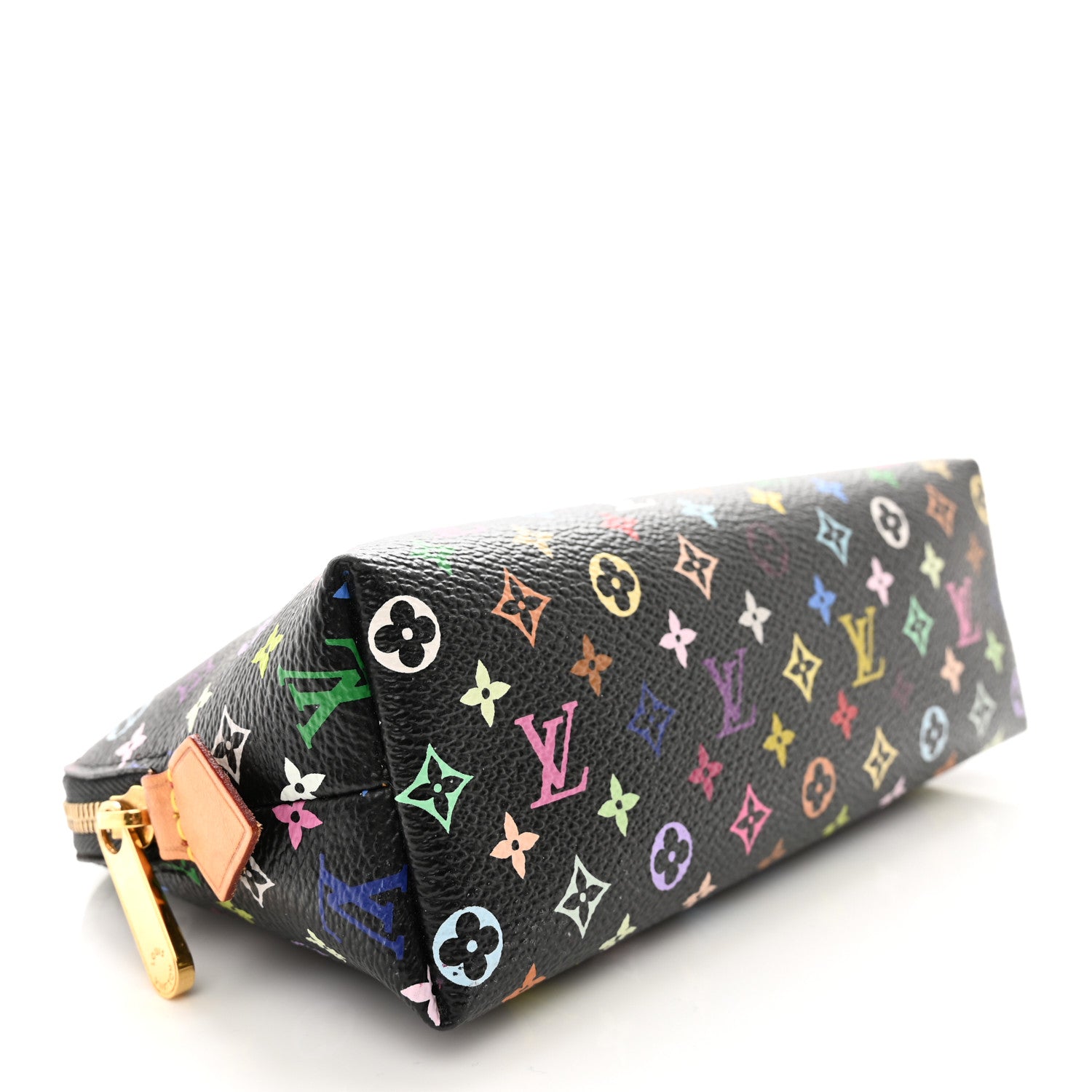 Louis Vuitton Monogram Multicolor Cosmetic Pouch Black Grenade 4 of 6