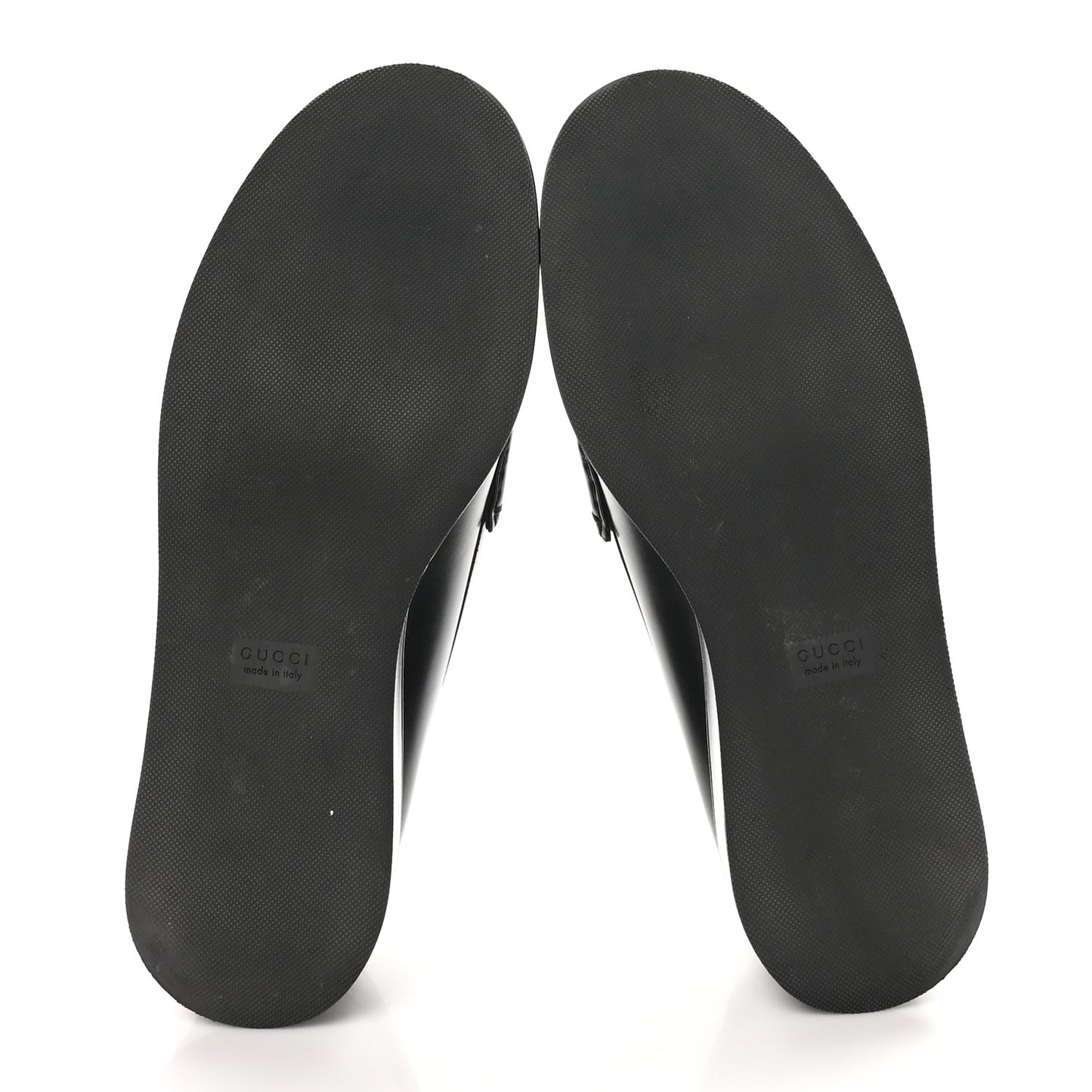 Kama Calfskin Horsebit Womens Wedge Platform Loafers 39 Black